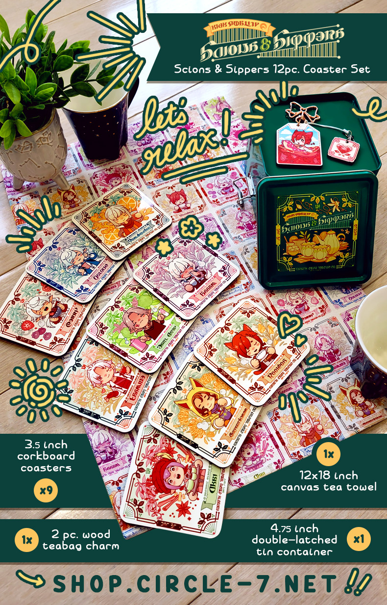 Scions & Sippers Coaster Set