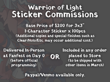 Load image into Gallery viewer, WoL Sticker Commission Slots