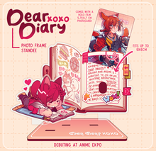 Load image into Gallery viewer, FFXIV - Dear Diary Photocard Frame Standee