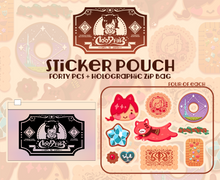 Load image into Gallery viewer, Cookies &amp; Cat Sticker Set