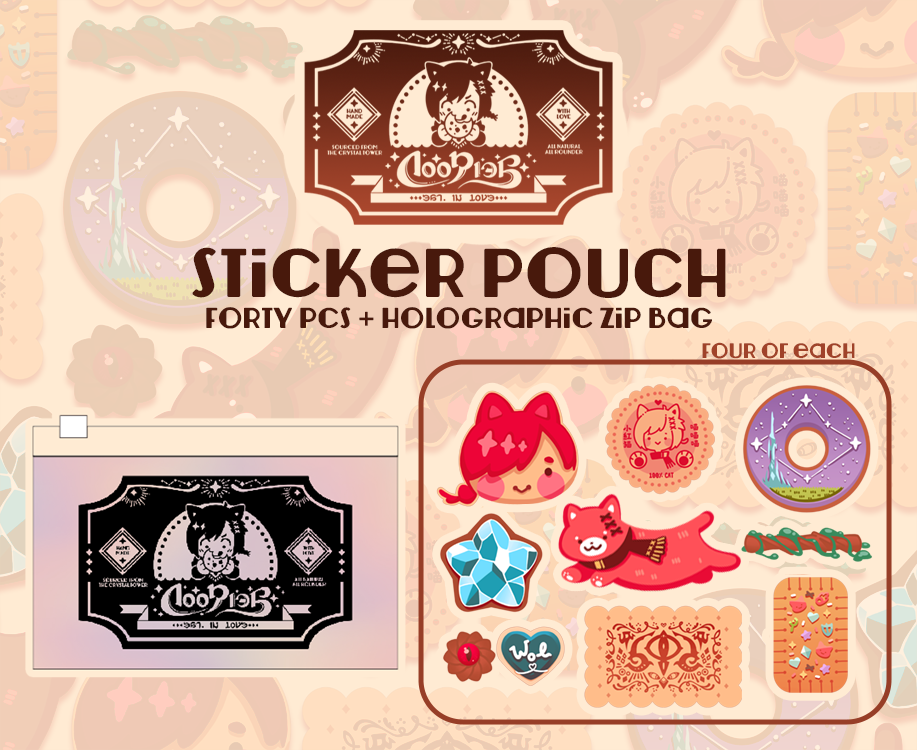 Cookies & Cat Sticker Set